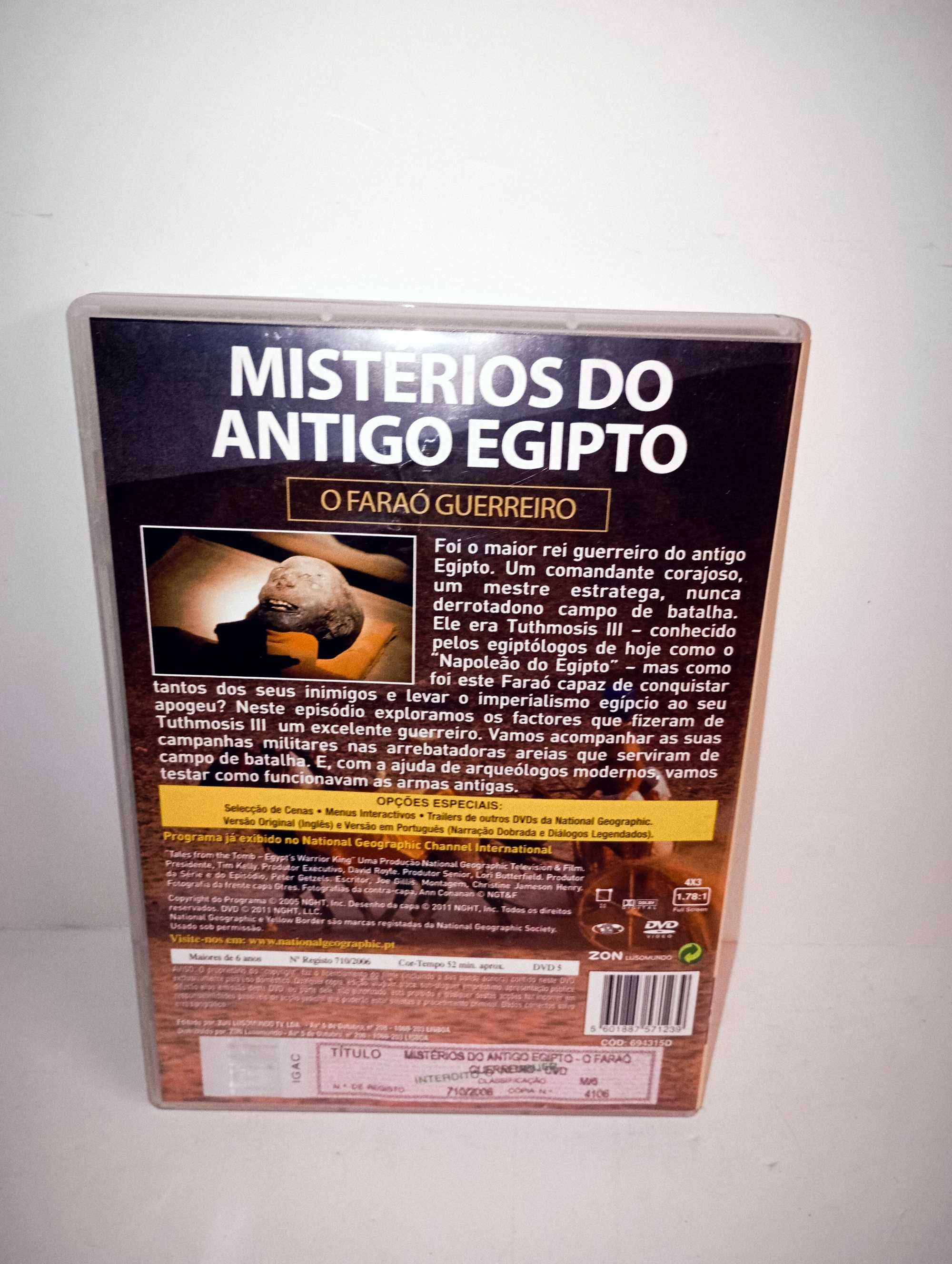 Mistérios do Antigo Egipto - O Faraó Guerreiro (DVD)