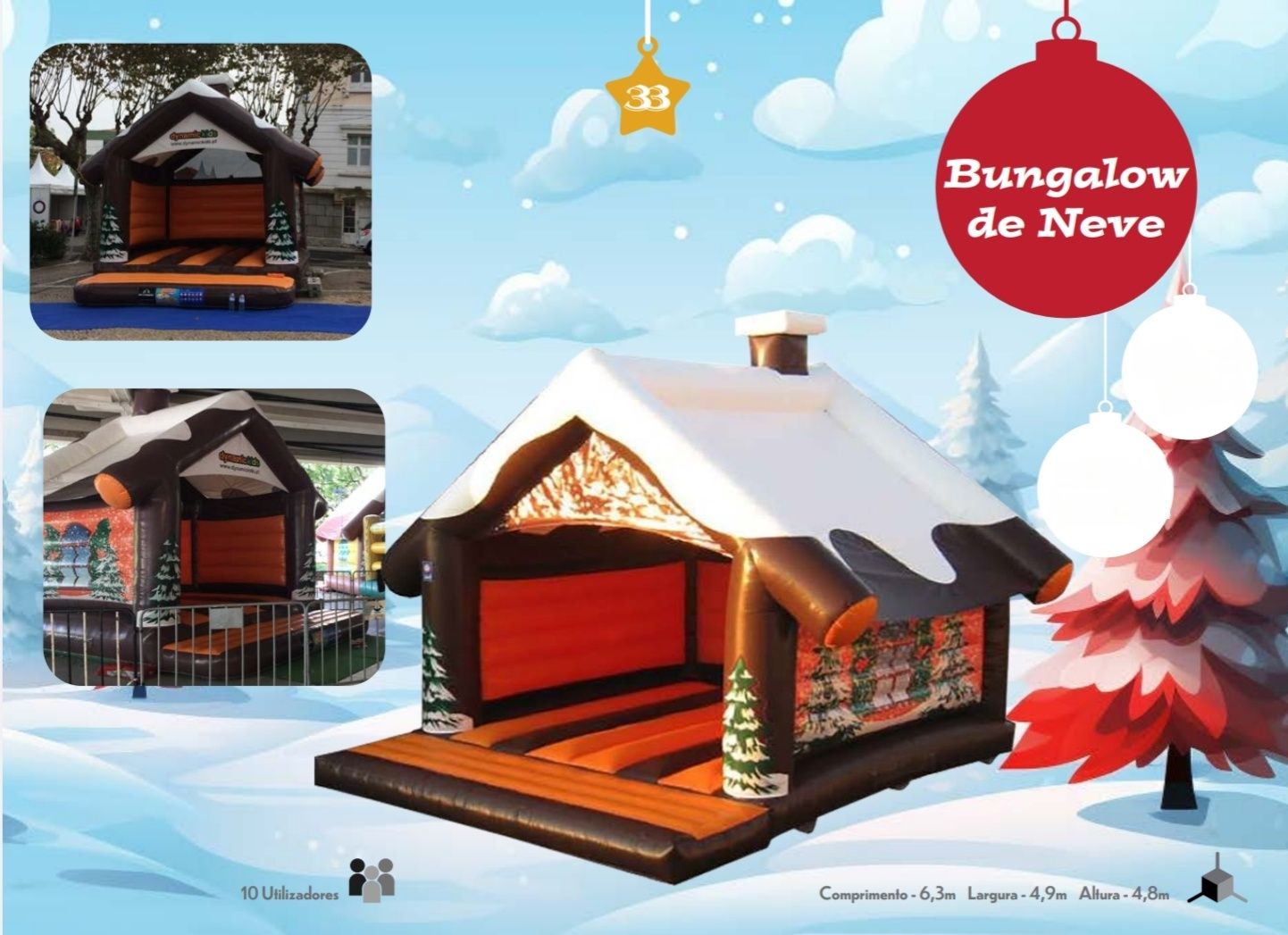 Insufláveis Temática Natal