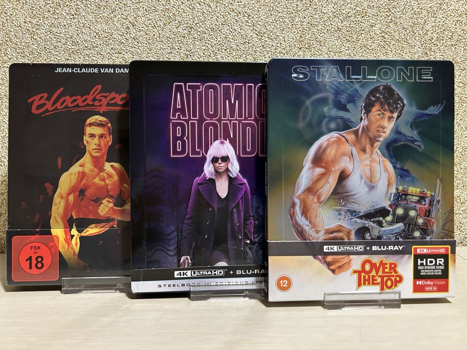 Steelbook 4K Ultra HD Blu-ray Изо всех сил / Кровавый спорт /Отчаянный