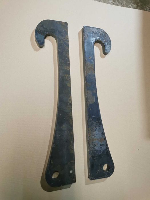 Haki JCB Q-Fit do wspawania, mocowania, zaczepy