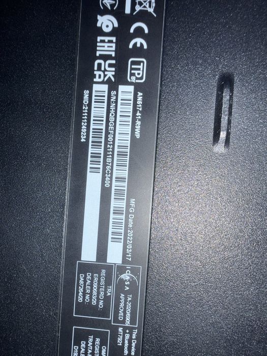 Acer nitro 5 17,3 дюйми