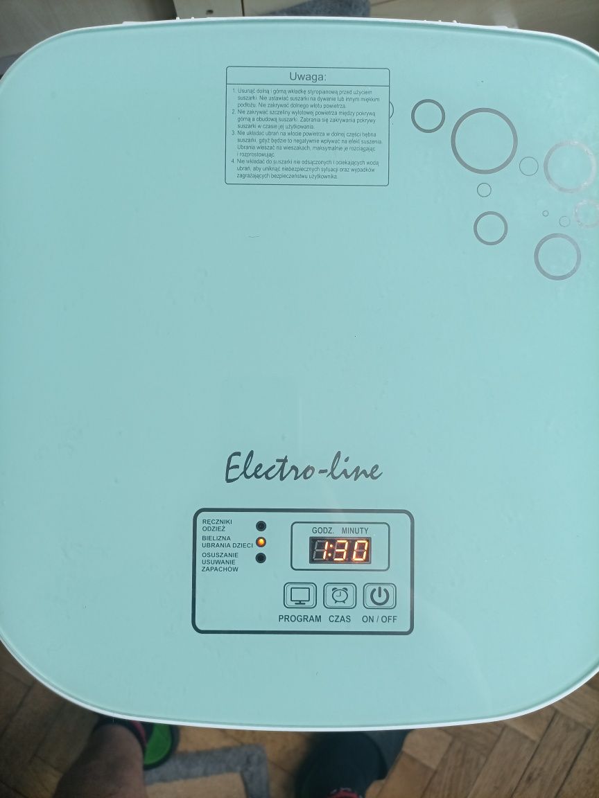 Suszarka do ubrań Electro-Line, jak nowa, gwarancja, dowóz!