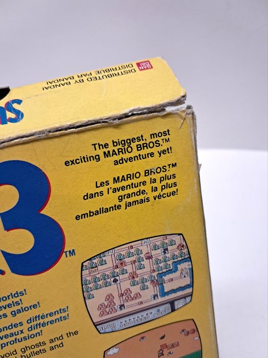 Caixa Super Mario Bros. 3 Original (NES)