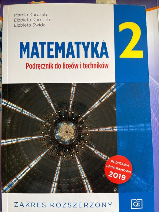 Matematyka 2 zakres rozszerzony podręcznik oficyna edukacyjna