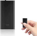 Dyktafon mini przenośny do 192 godzin 16 GB mikrorejestrator czarny