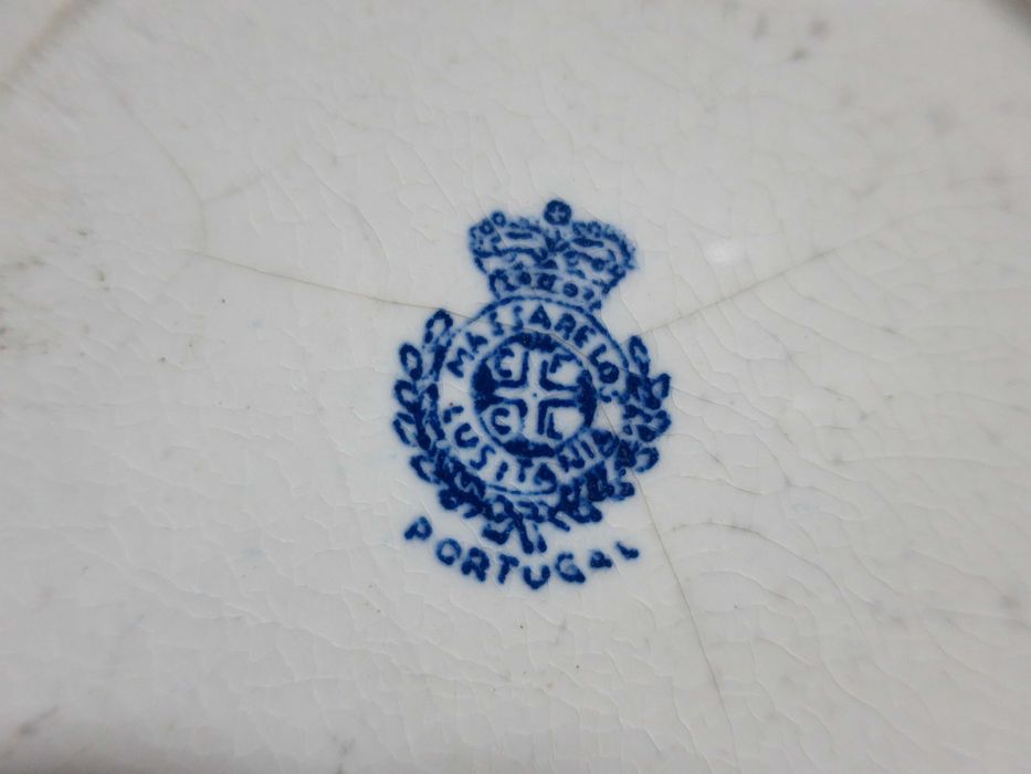 Ppratos faiança Sacavém Gilman Wedgwood Capôa Massarelos Lusitânia