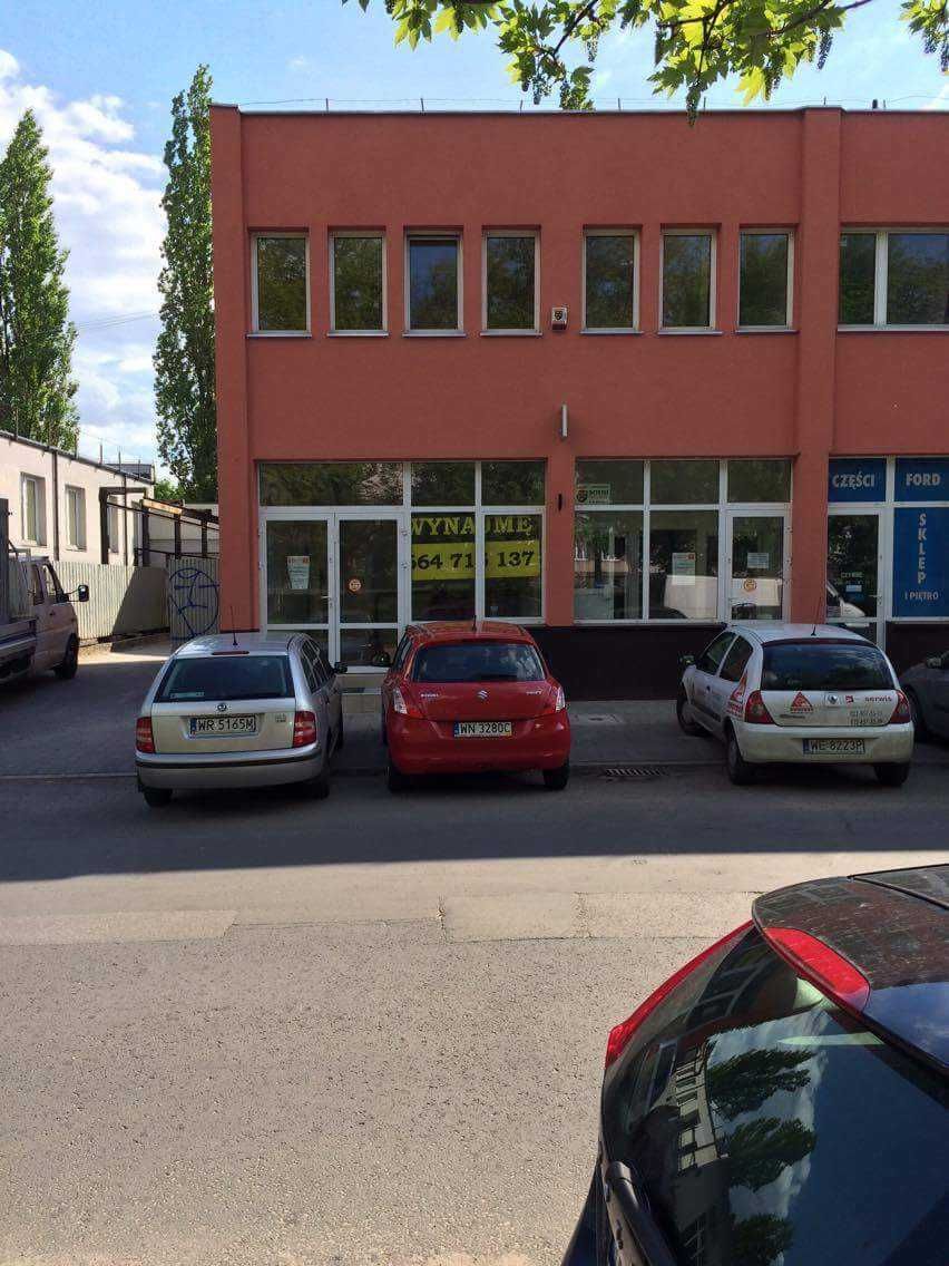 Pawilon piętrowy biurowo -usługowo-handlowy Warszawa ul.Bokserska .