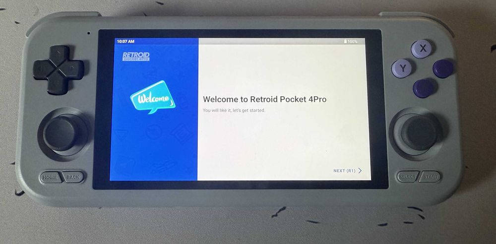 Konsola Retroid Pocket Pro 4 16bit + 512GB + etui idealny stan