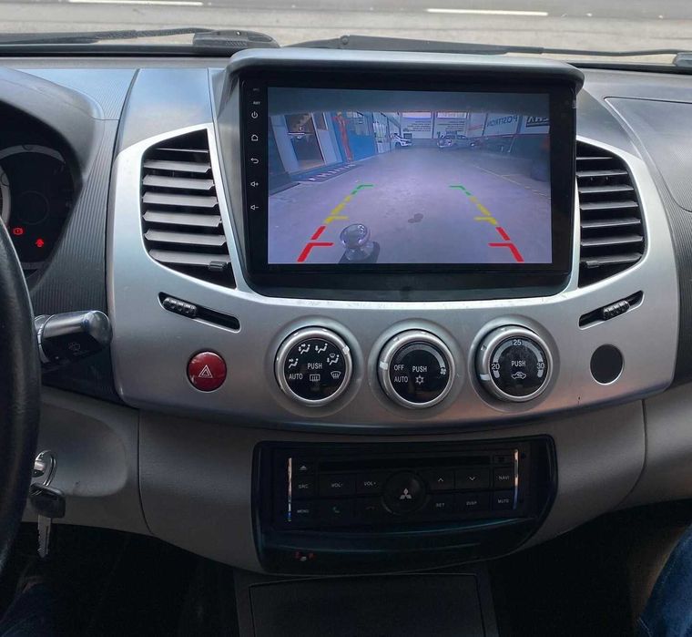 (NOVO) Rádio 2DIN 9" Mitsubishi L200 • [4+64GB] Android L-200 Strakar