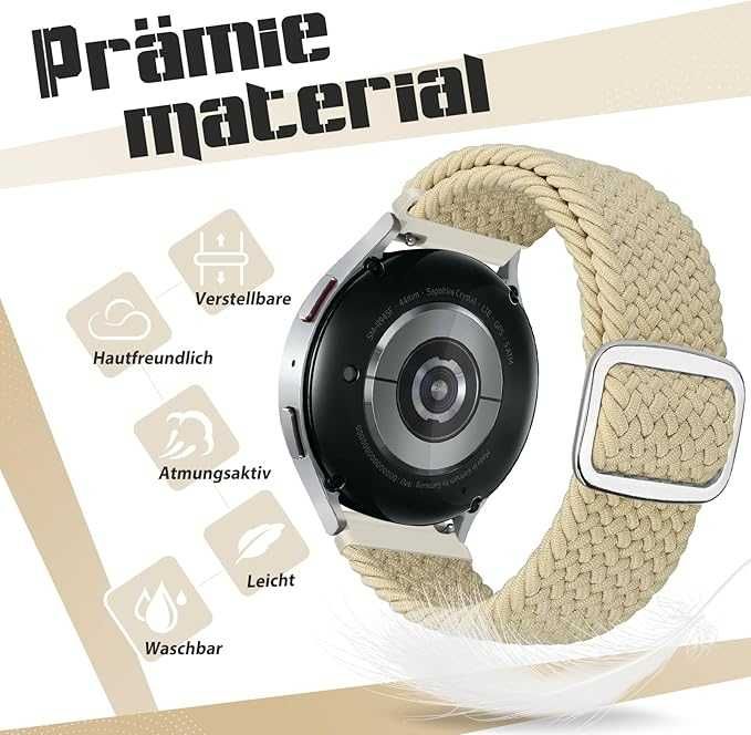 Yunshare Pleciony elastyczny pasek z szybkim zapięciem 20 mm