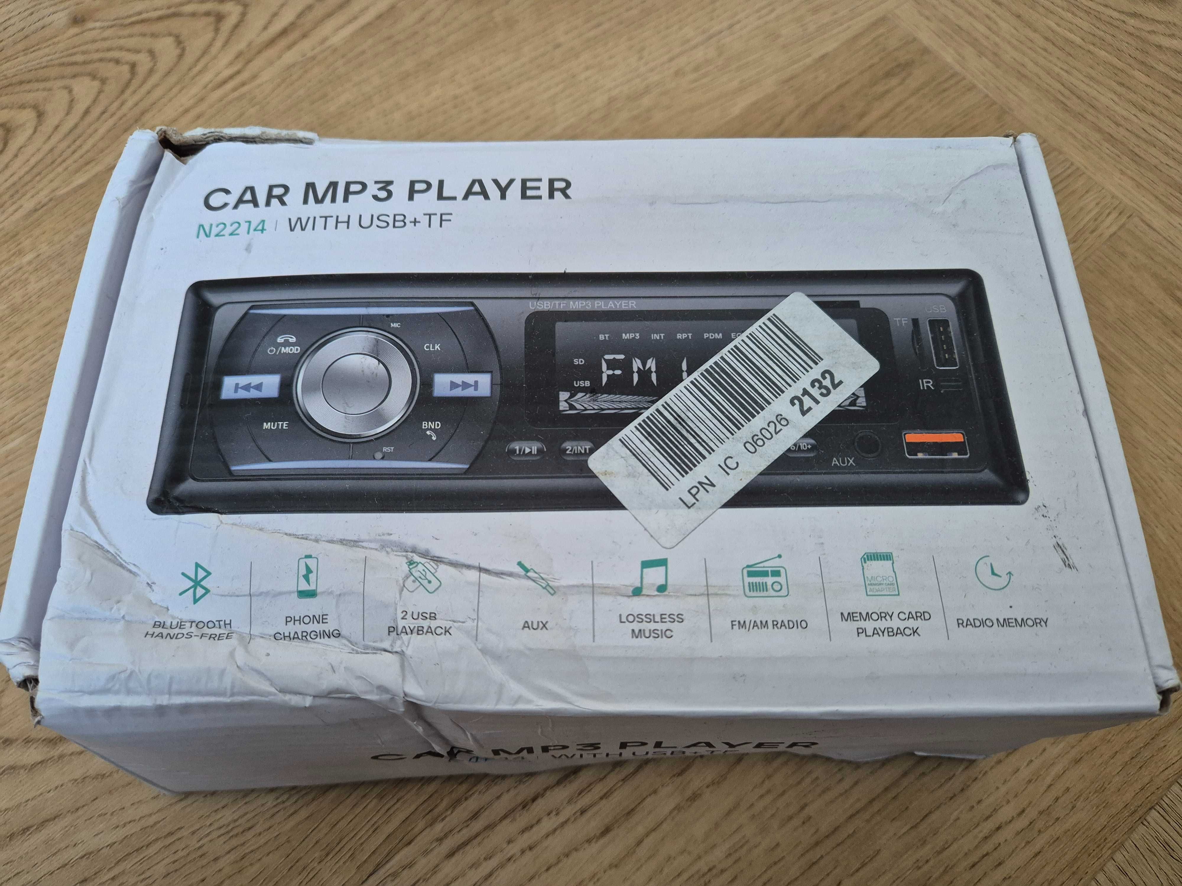 Radio samochodowe Car MP3 Player N2214 with USB+TF