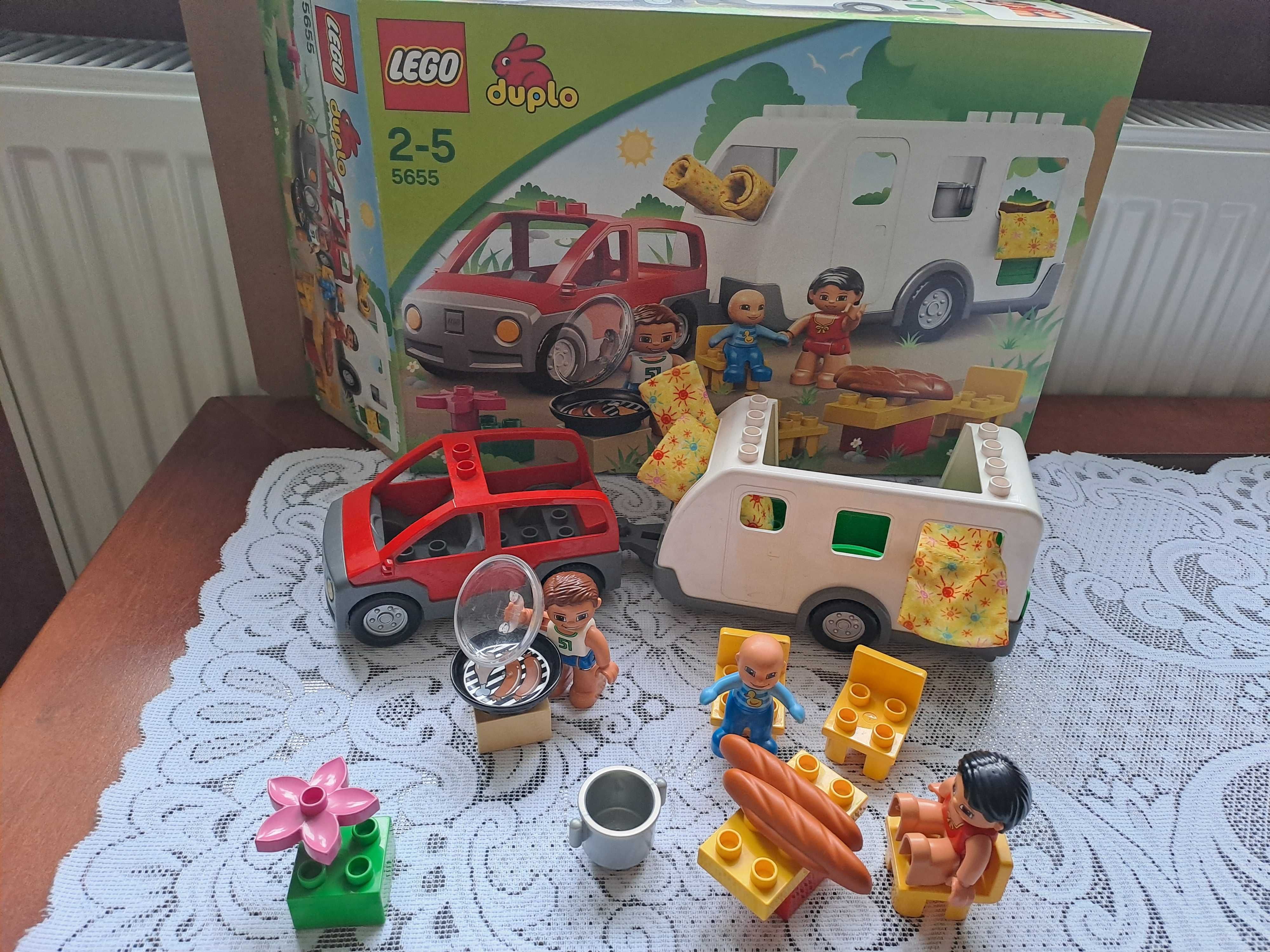 LEGO Duplo 5655 samochód+przyczepa campingowa