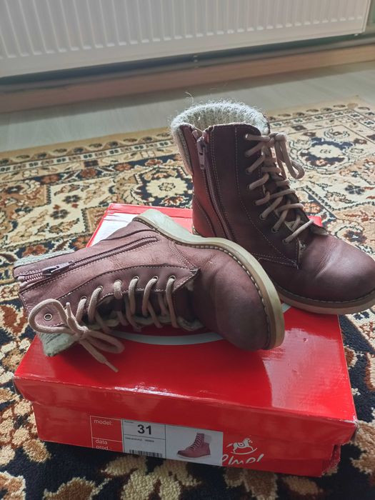 Trzewiki zimowe dziewczęce r. 31