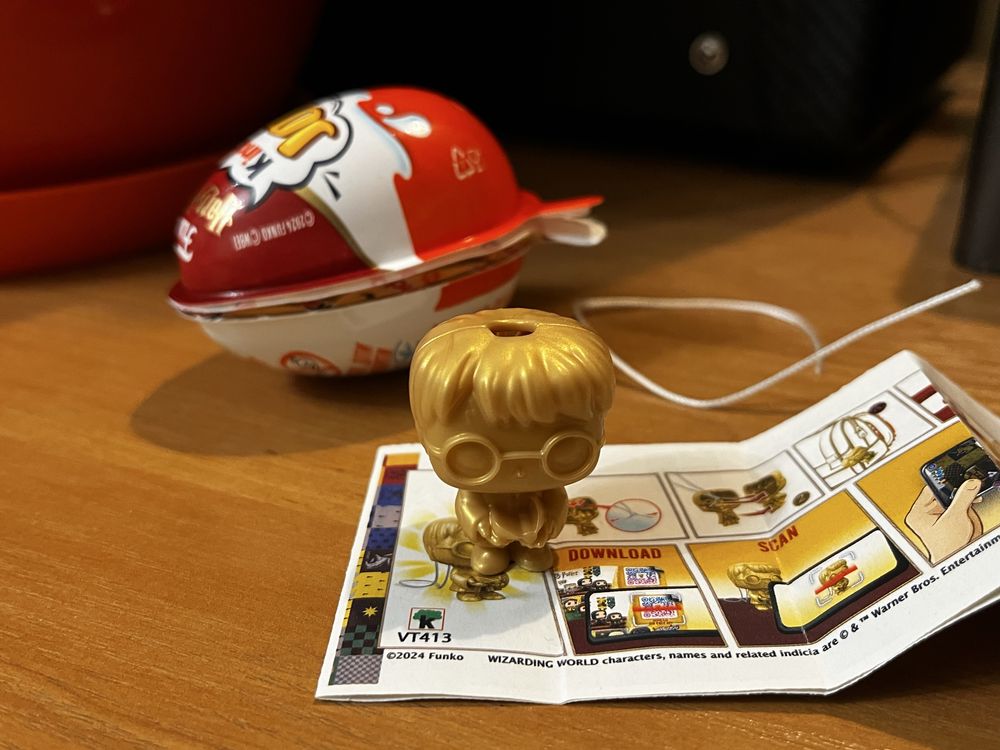 Kinder Joy Harry Potter Gold Funko Pop VT413