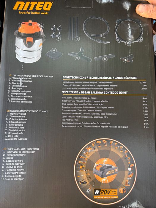 Odkurzacz akumulatorowy