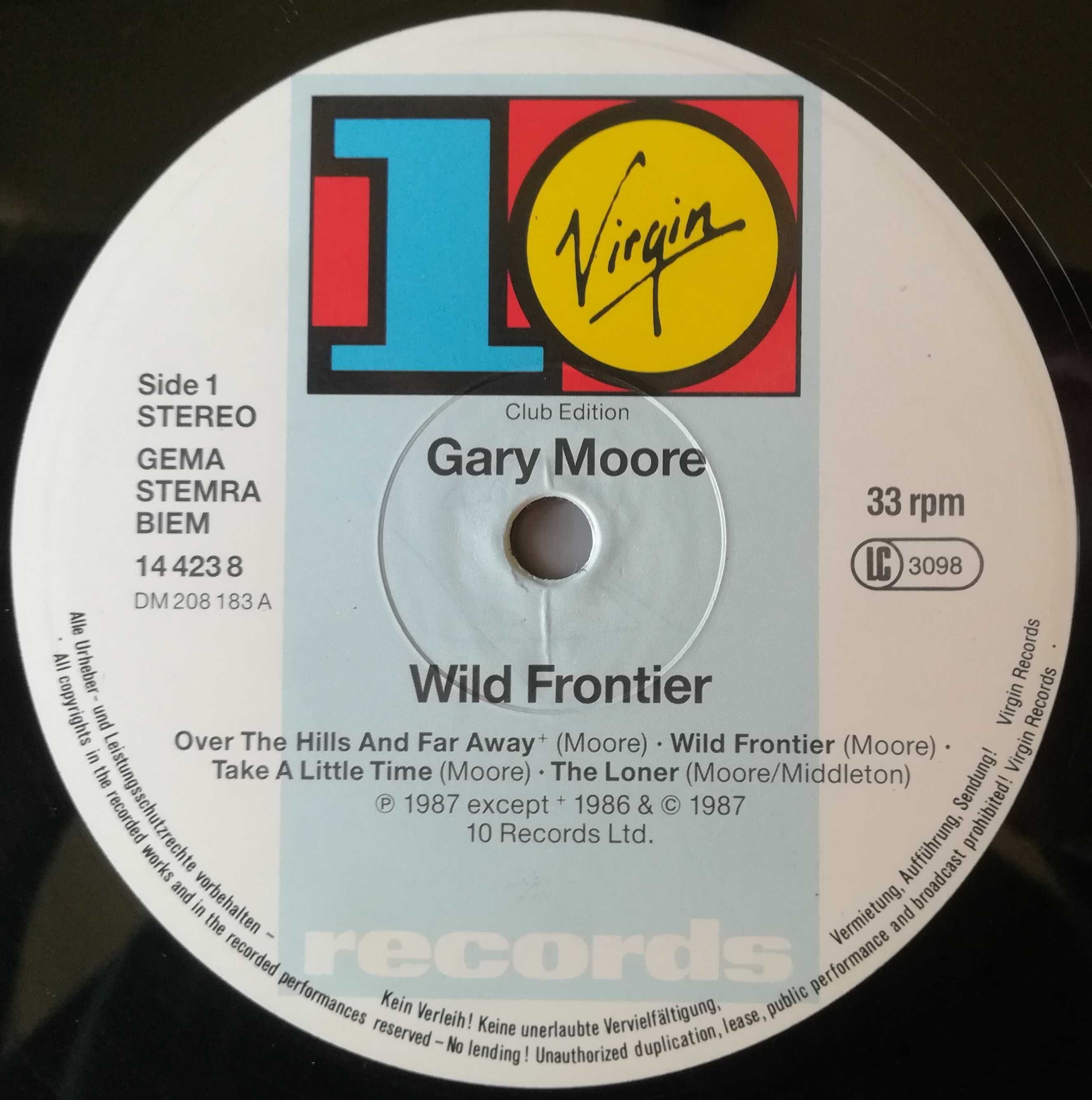 Gary Moore - Wild Frontier - płyta winylowa