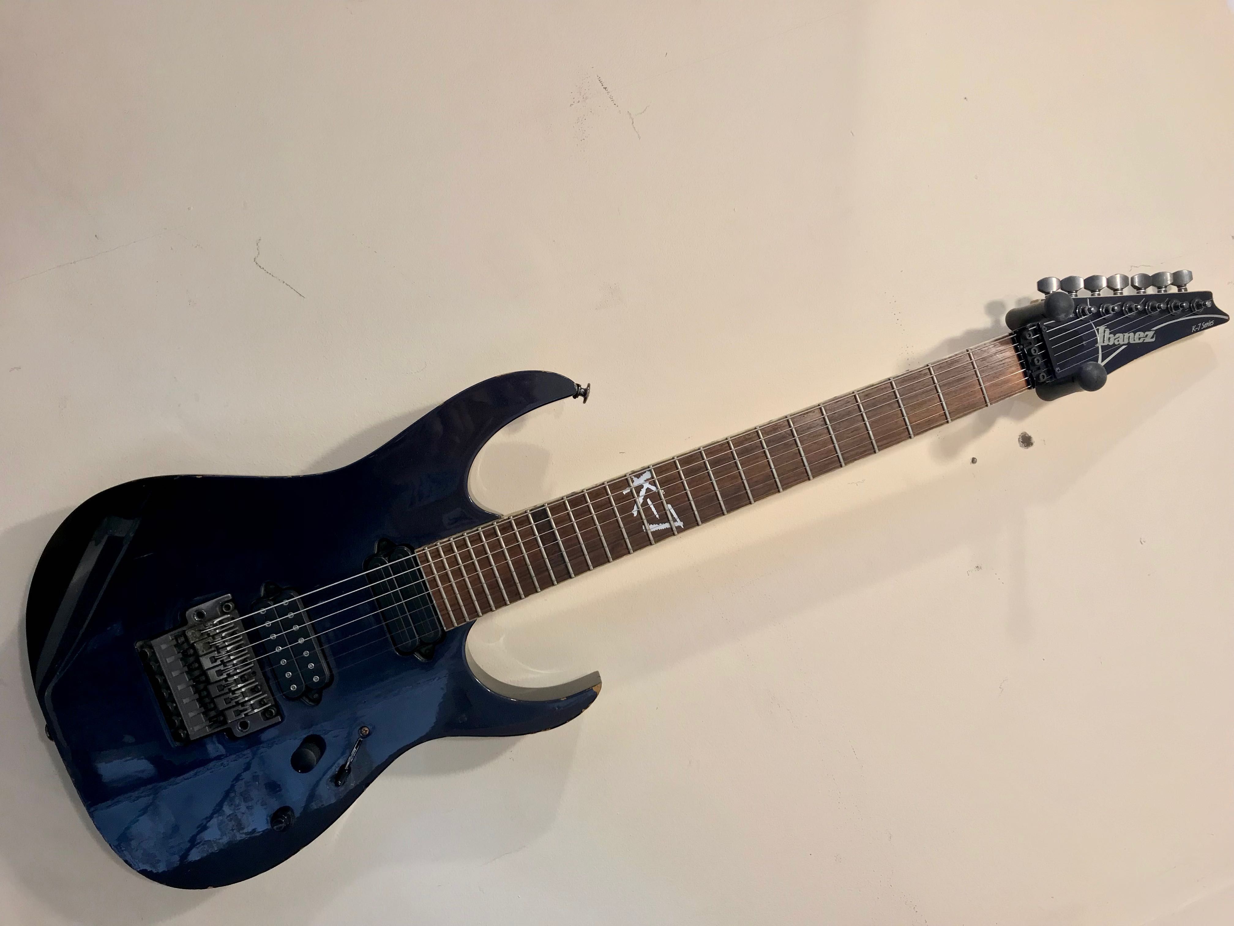 IBANEZ K7 Series Gitara ELEKTRYCZNA 7-strunowa edycja KORN rok 2001