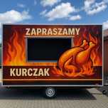 Przyczepa gastronomiczna - kurczak z rożna