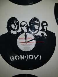 Relógio de Parede em Vinil - BON JOVI