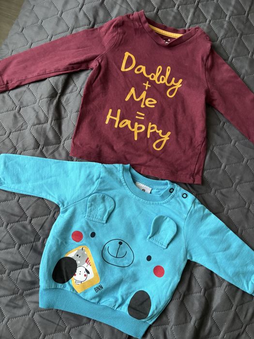 Zestaw bluzeczek 68/74