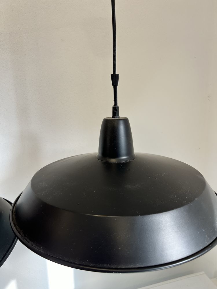 2 candeeiros de teto estilo industrial/minimalista