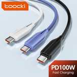 Kabel usb Toocki 100w usb-c usb-c 3 metry