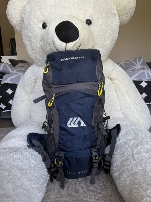 Nowy plecak turystyczny trekkingowy górski 50L damski męski pojemny