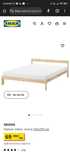 conjunto cama + colchão conjunto Ikea.