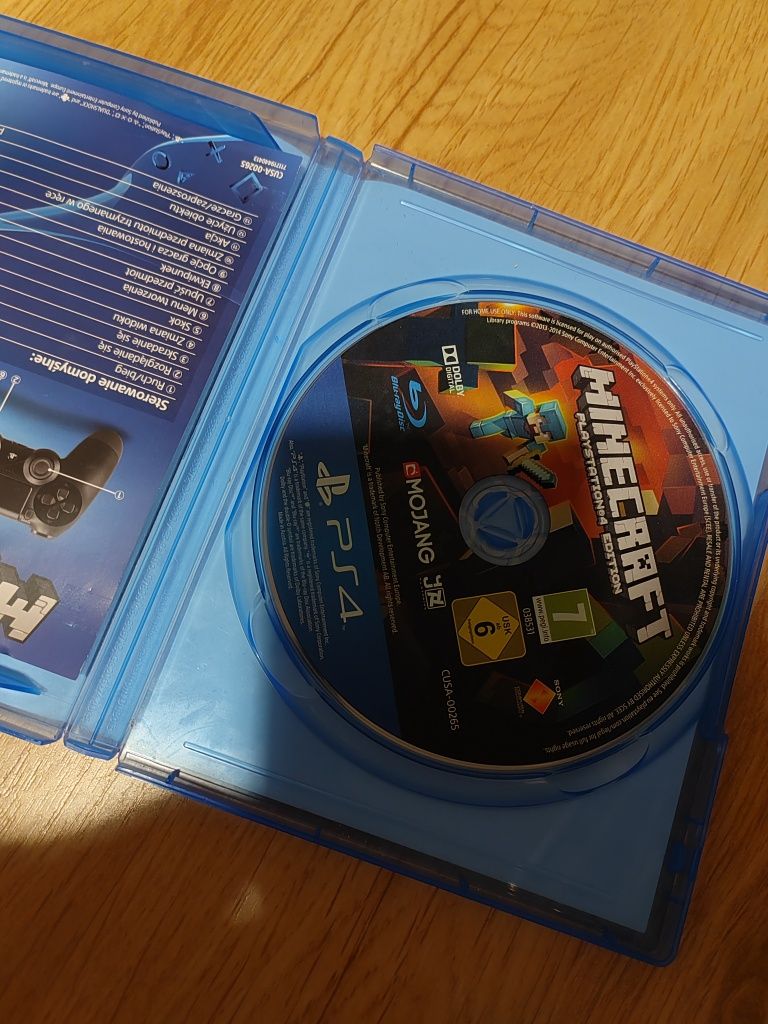 Minecraft ps4 PlayStation 4 5 polska wersja