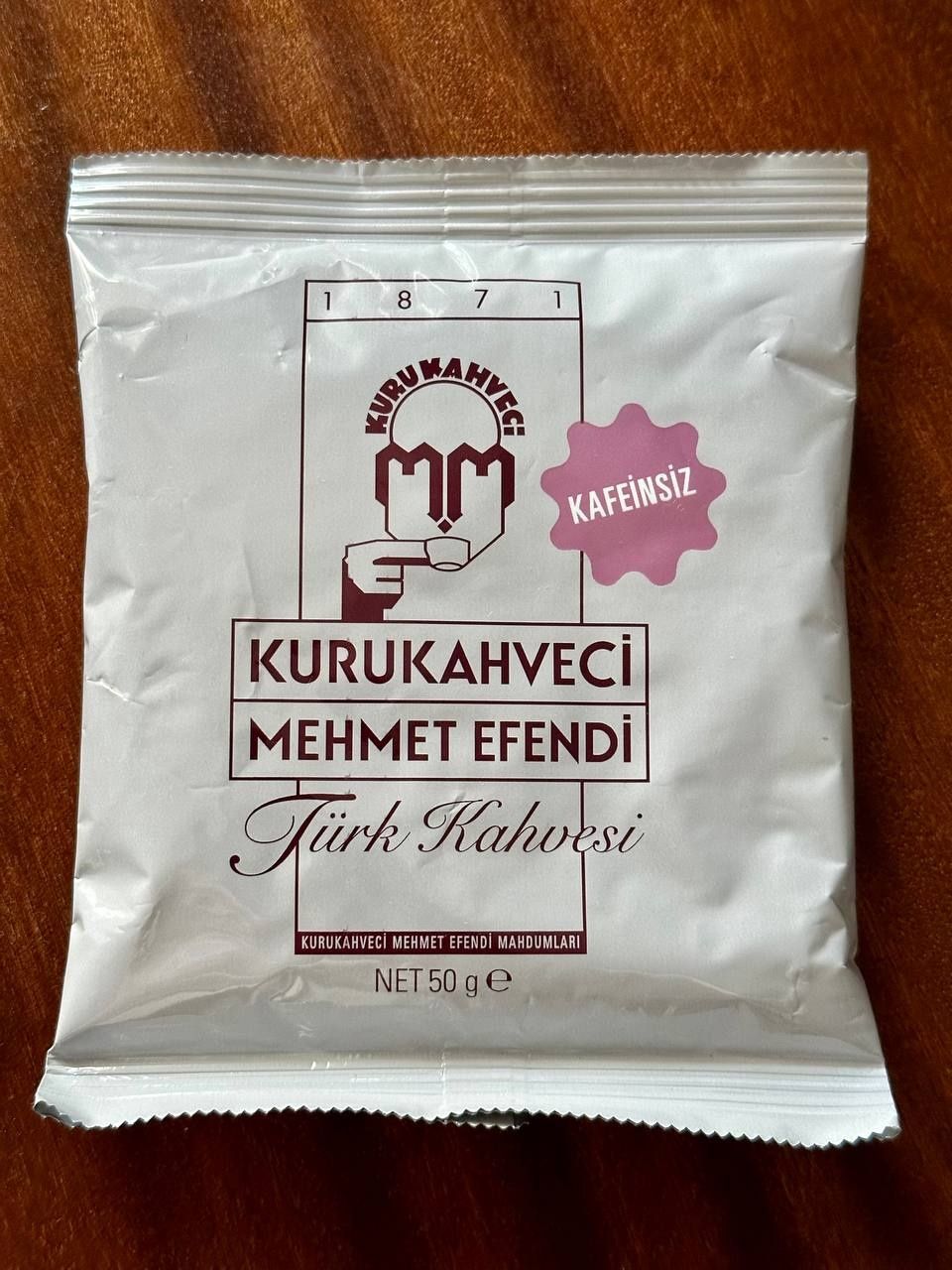 Турецкий молотый кофе Kurukahveci Mehmet Efendi 100g