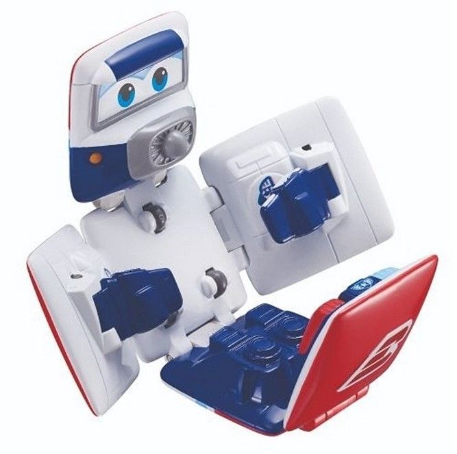 Super Wings Robot Transform Paul Samolot 13Cm