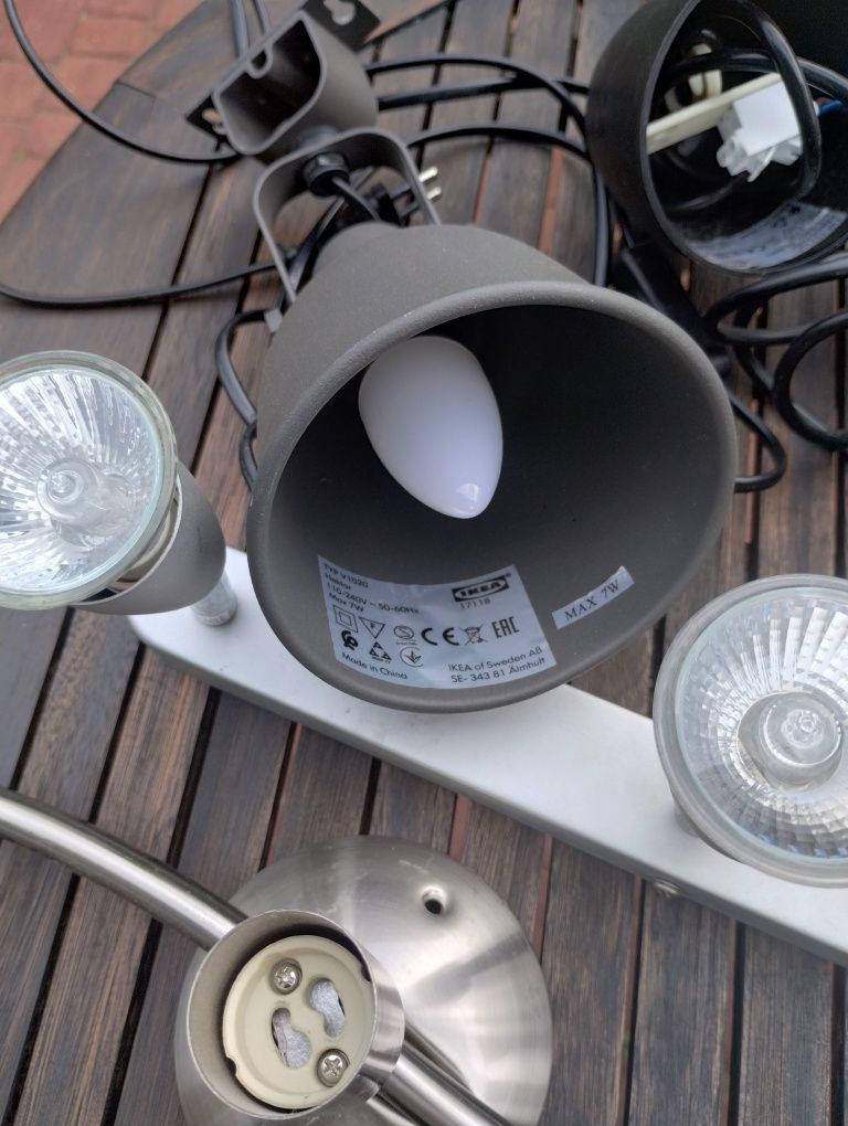 Zestaw lamp  skrzynka na klucze metal