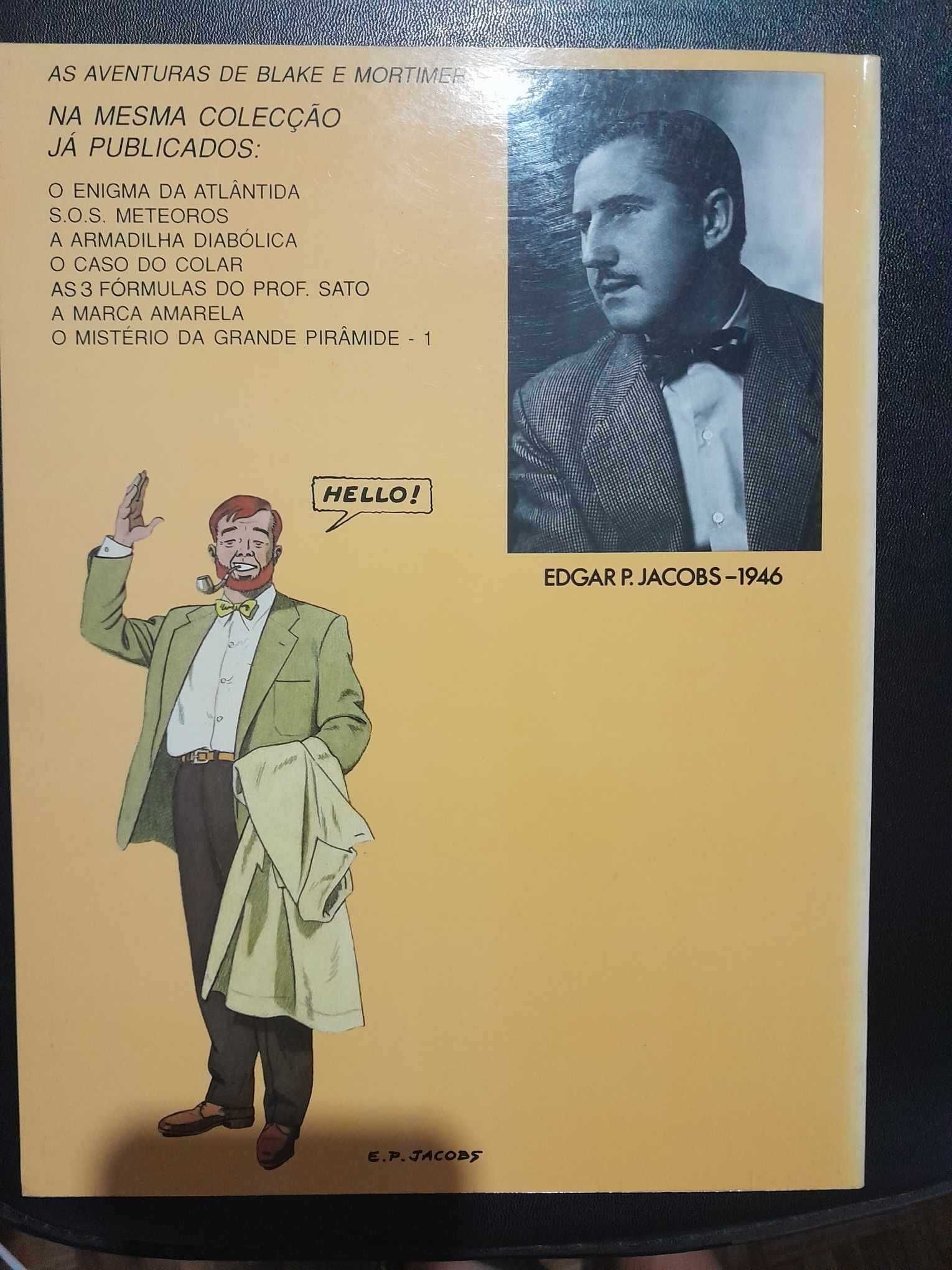 BD As aventuras de Blake e Mortimer " O Mistério da Grande Pirâmide"