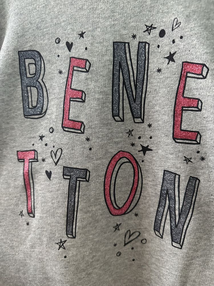 Nowa szara bluza Basic United Colors Of Benetton