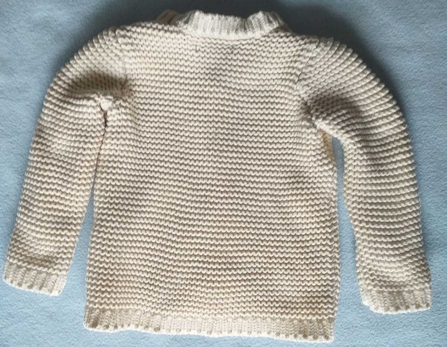 Sweterek niemowlęcy Baby Gap 3-6 m + body koszulowe Next Baby 3-6 m