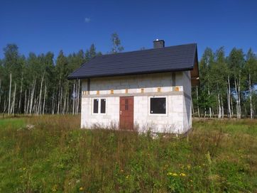 Sprzedam działkę letniskową z domkiem 35m2 Rostki Pisz jez. Kocioł