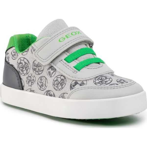 Sneakersy GEOX – B Gisli Grey/Green