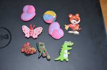 9 szt. crocs ozdoby do butów/przypinki