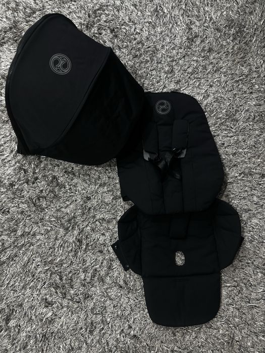 cybex priam 4.0 tapicerka deep black