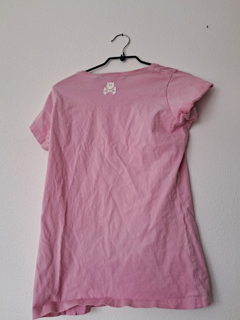 T-shirt damski różowy