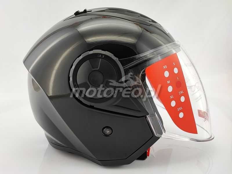 WYPRZEDAŻ Kask Otwarty LS2 OF616 Airflow II Czarny Połysk