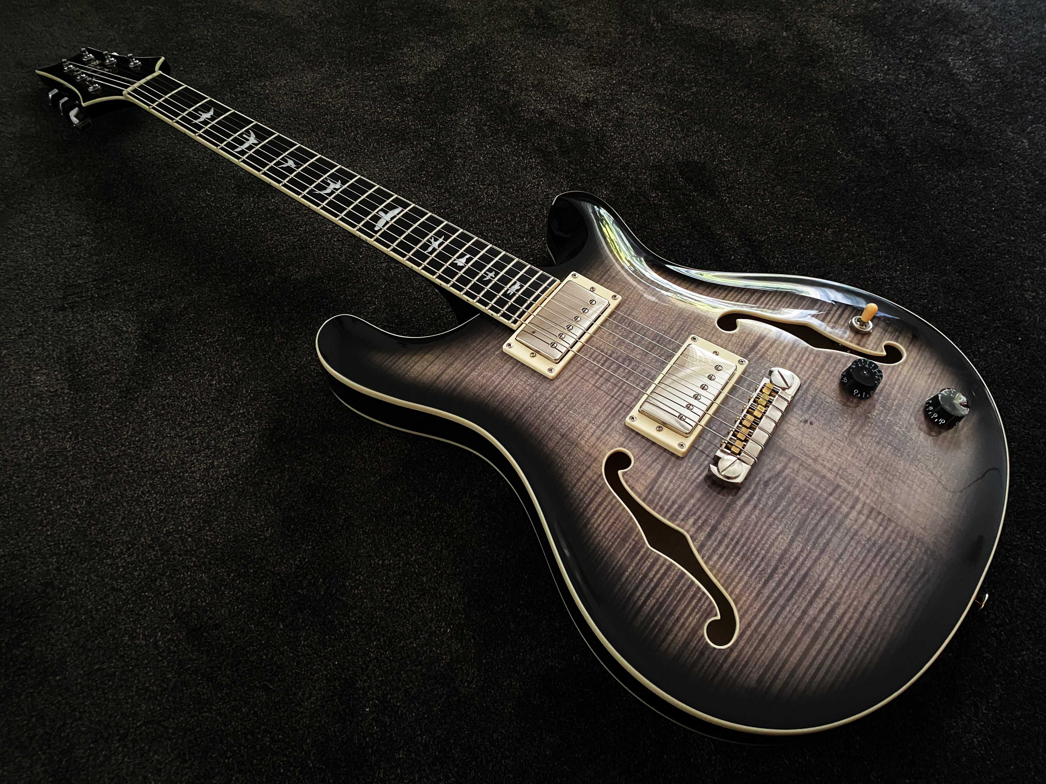 PRS SE Hollowbody II Charcoal Burst + CASE