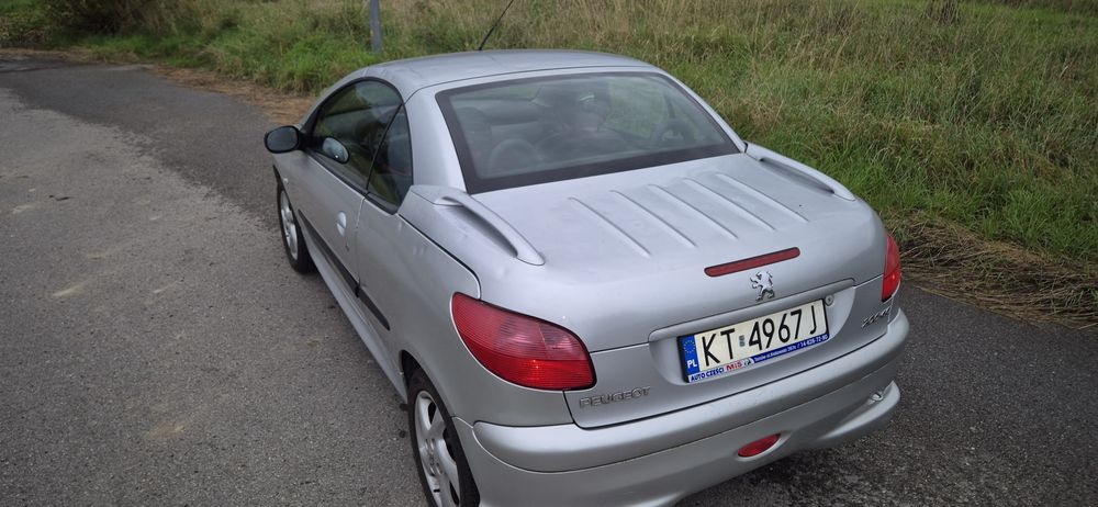 Peugeot 206cc cabrio 1.6 skóra zadbany