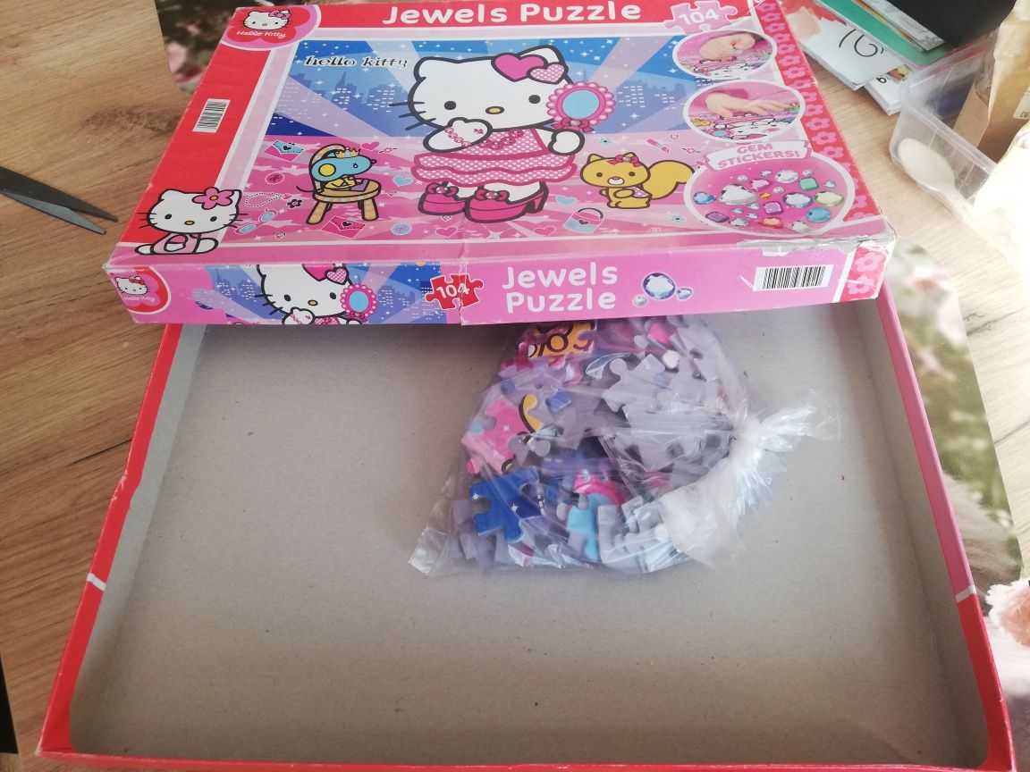 Puzzle 104 elementy Hello Kitty