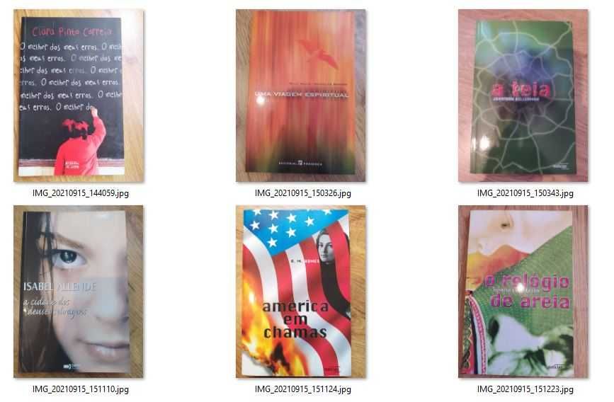 Vários livros - 5€ cada