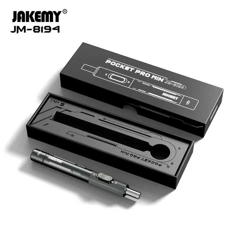Jakemy JM - 8194 Професійна реверсивна викрутка 5-в-1 у формі ручки