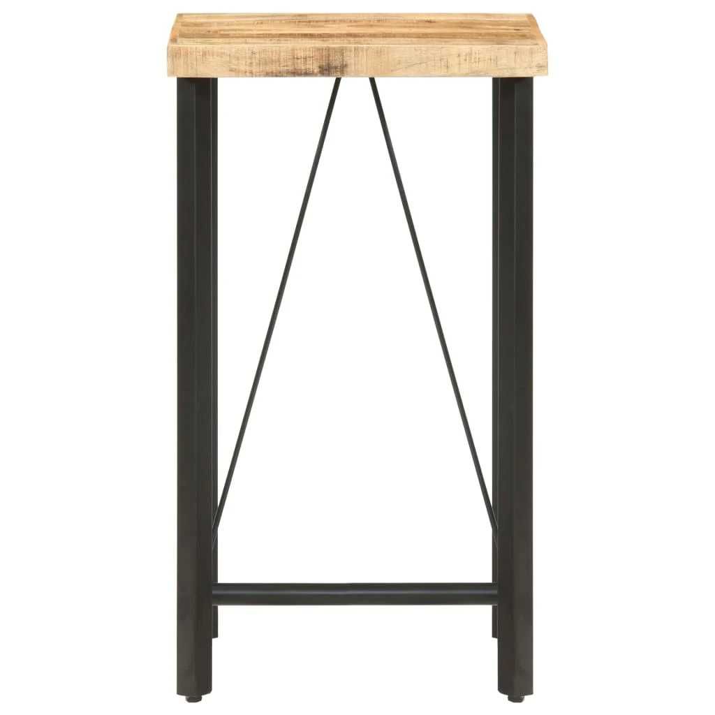 Stolik barowy, 60x60x107 cm, surowe drewno mango 286610