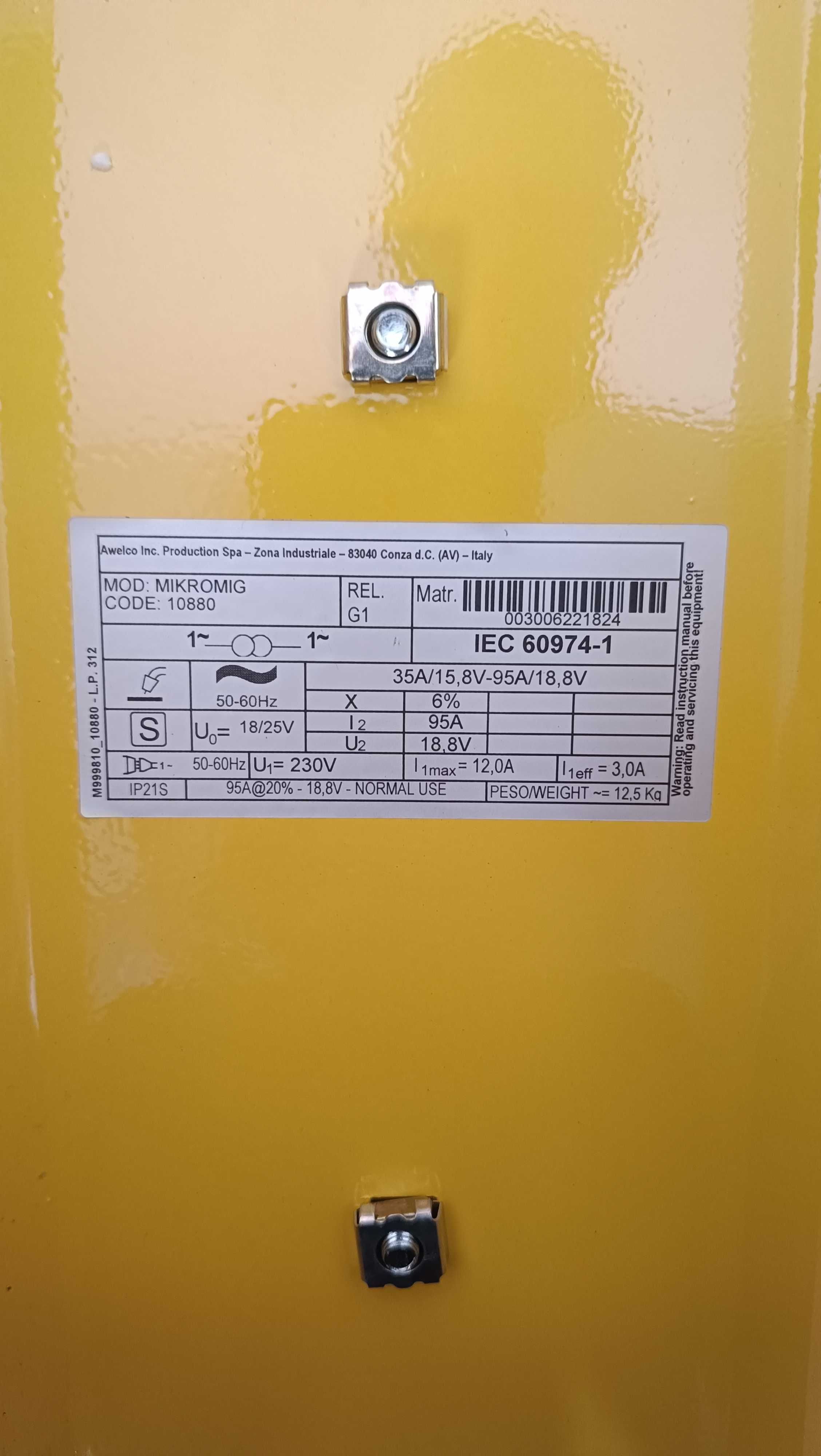 Stanley Spawarka Mikromig 10880, z drutem wypełniającym, spawarka 230v