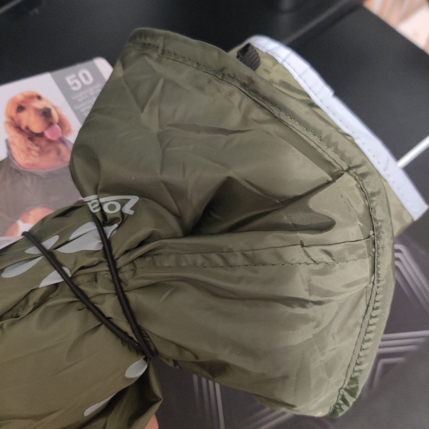 Casaco impermeável forrado para cão - novo!