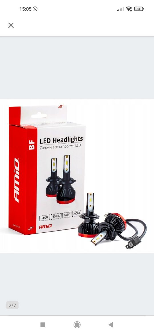 Żarówki LED BF Series 12V